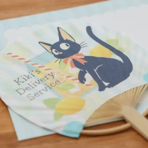Outlet Éventail Bambou & Enveloppe Jiji avec Citron - Kiki la petite Sorcièr Accessoires