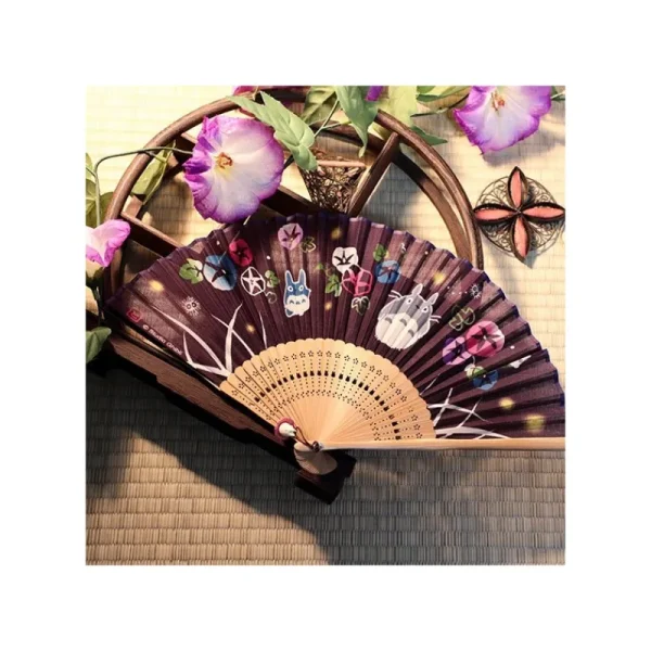 Discount Éventail Belles de Jours et Lucioles - Mon Voisin Totoro Accessoires