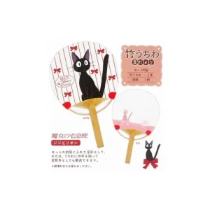 Online Éventail Japonais Bambou Kiki et Rubans - Kiki la petite sorcière Accessoires