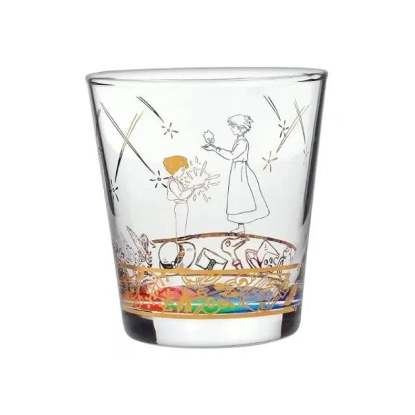 Outlet Verre Gravé Howl et Sophie - Le Château ambulant Cuisine Et Table