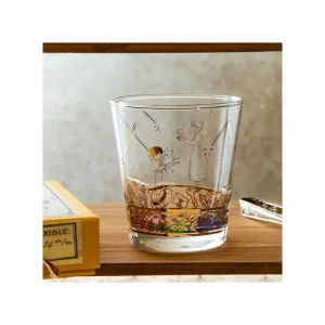 Outlet Verre Gravé Howl et Sophie - Le Château ambulant Cuisine Et Table