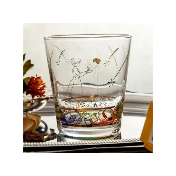 Outlet Verre Gravé Howl et Sophie - Le Château ambulant Cuisine Et Table