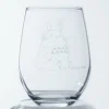 New Verre gravé Totoro et trèfle blanc - Mon Voisin Totoro Cuisine Et Table