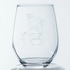 New Verre gravé Totoro et trèfle blanc - Mon Voisin Totoro Cuisine Et Table