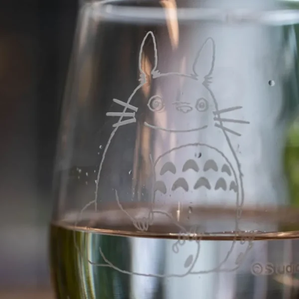 New Verre gravé Totoro et trèfle blanc - Mon Voisin Totoro Cuisine Et Table