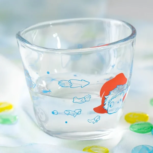 Shop Verre transparent Ponyo sous la mer - Ponyo sur la falaise Cuisine Et Table