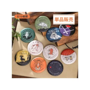 Flash Sale Vintage Badge Collection 1 badge Mystere - Princesse Mononoké Badges