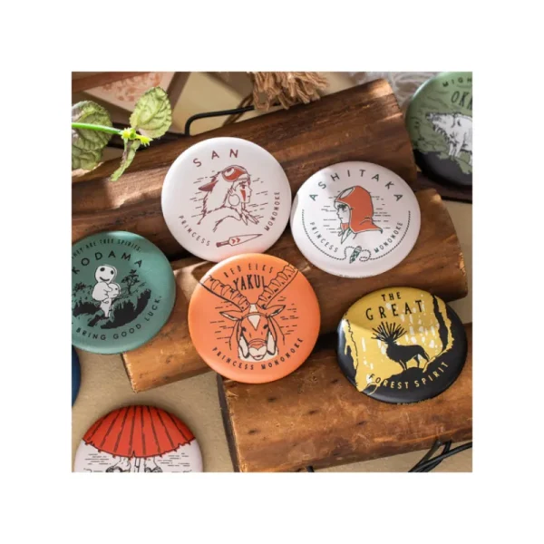 Flash Sale Vintage Badge Collection 1 badge Mystere - Princesse Mononoké Badges