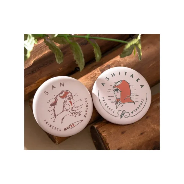 Flash Sale Vintage Badge Collection 1 badge Mystere - Princesse Mononoké Badges
